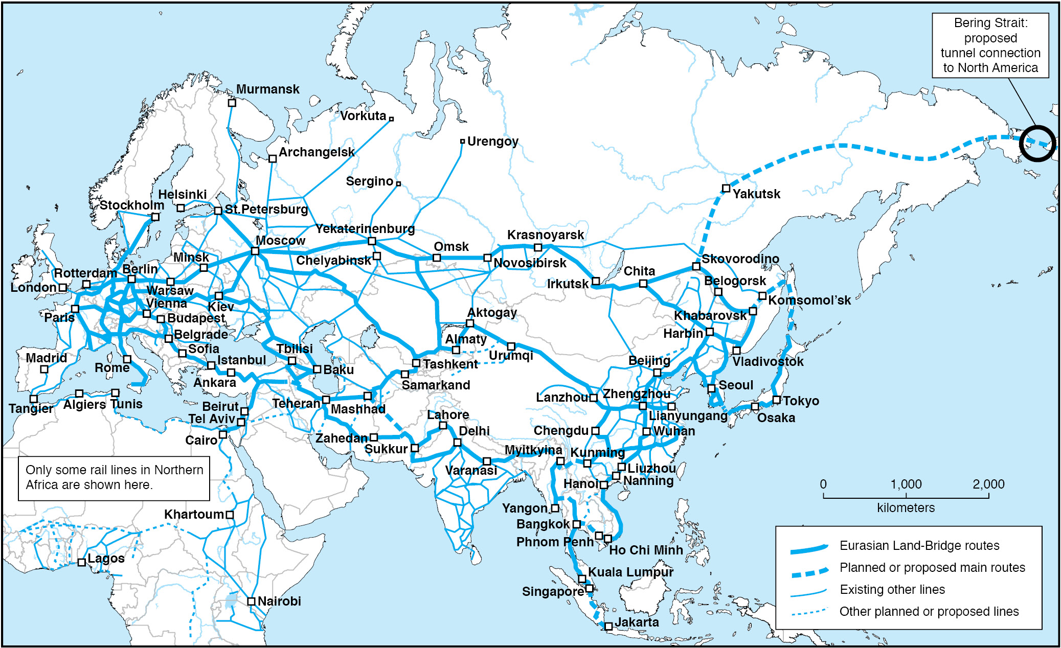 Какие города связывали железные дороги. Международные транспортные коридоры 2022. Карта ЖД путей Евразии.
